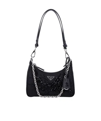 PRADA ZIPPER SHOULDER BAG