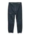 Prada Zip-trim Utility Trousers In Gray