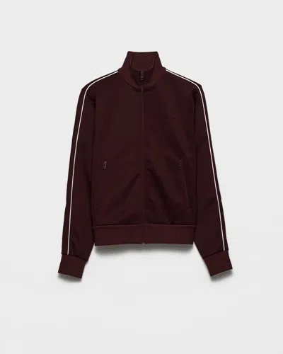 PRADA TRAININGSJACKE AUS FUNKTIONSMATERIAL MIT REISSVERSCHLUSS