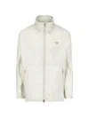Prada Zip-up Jacket In Neutral
