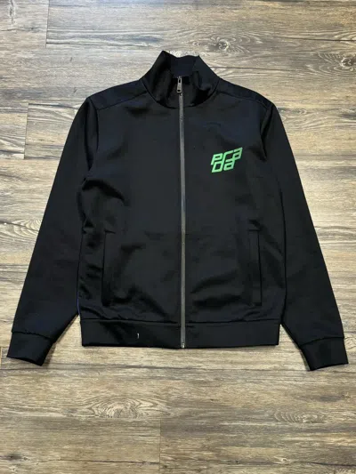 Pre-owned Prada Zipup Track Jacket In Black