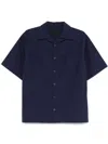 Prada Lapel Short-sleeved Shirt