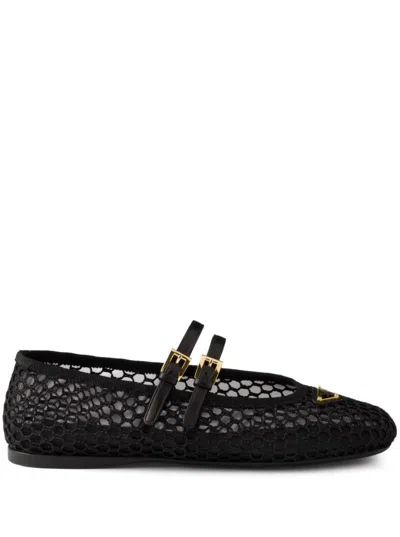 Prada Mesh Ballerinas