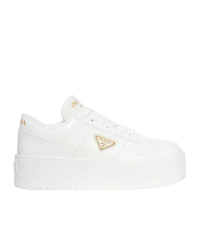 Prada Round Toe Low-top Casual Shoes