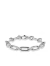 Pragnell 18k White Gold Mini Havana Diamond Bracelet In 银色
