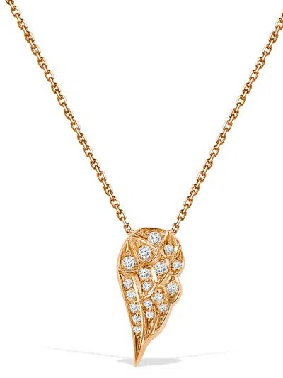 Pragnell 18kt Rose Gold Brilliant Cut Diamond Tiara Pendant In Pink