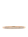 Pragnell 18kt Rose Gold Rockchic Diamond-embellished Bangle In Pink