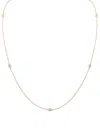 Pragnell 18kt Rose Gold Sundance Diamond Necklace In Gold