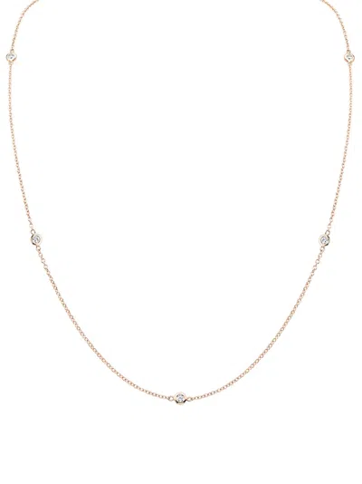 Pragnell 18kt Rose Gold Sundance Diamond Necklace