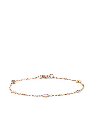 Pragnell 18kt Rose Gold Sundance Fancy Sapphire And Diamond Bracelet In Rosa