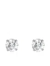 Pragnell 18kt White Gold Diamond Windsor Stud Earrings In Silver