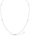 Pragnell 18kt White Gold Sundance Diamond Necklace In Silver