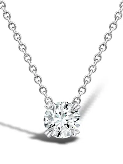Pragnell 18kt White Gold Windsor Diamond Pendant In Silver