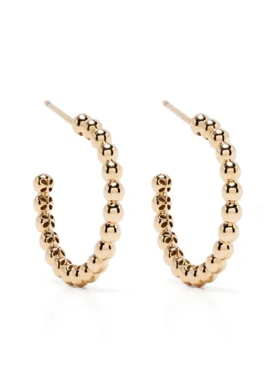 Pragnell 18kt Yellow Gold Bohemia Plain Large Hoop Earrings