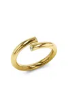 Pragnell 18kt Yellow Gold Eclipse Crossover Diamond Ring In Gold