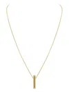 Pragnell 18kt Yellow Gold Eclipse Diamond Drop Necklace In Gold