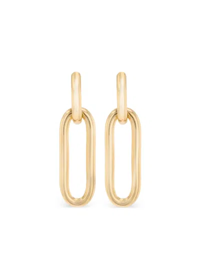 Pragnell 18kt Yellow Gold Havana Drop Earrings