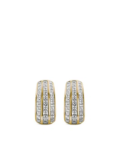 Pragnell 18kt Yellow Gold Manhattan Diamond Earrings