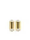 Pragnell 18kt Yellow Gold Mini Eclipse Diamond Stud Earrings In Gold