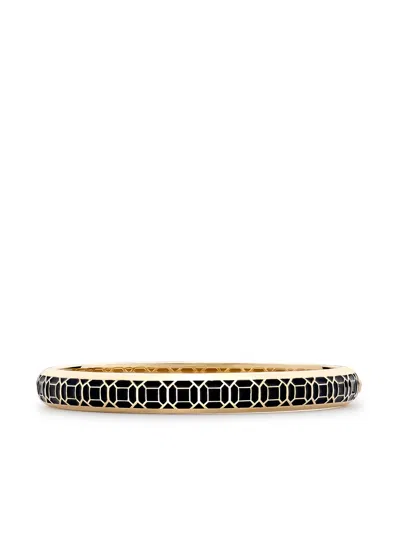 Pragnell 18kt Yellow Gold Revival Enamel Bangle
