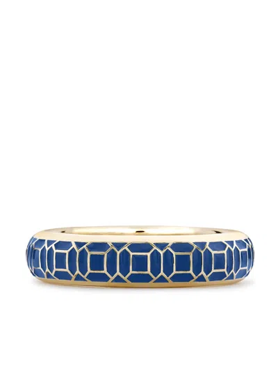 Pragnell 18kt Yellow Gold Revival Enamel Ring