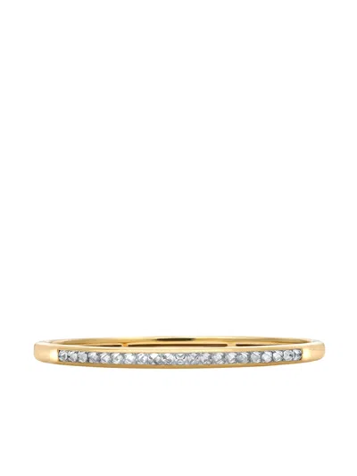 Pragnell 18kt Yellow Gold Rockchic Diamond-embellished Bangle