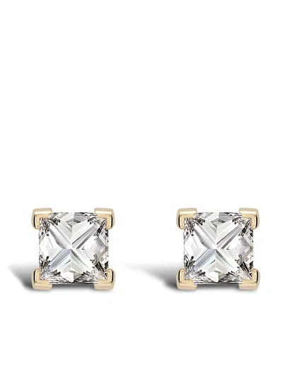 Pragnell 18kt Yellow Gold Rockchic Diamond Solitaire Earrings