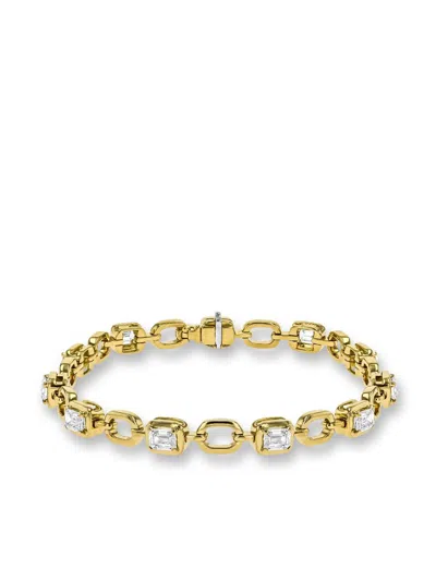 Pragnell 18kt Yellow Gold Skimming Stone Diamond Bracelet