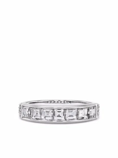 Pragnell Platinum Antrobus Diamond Ring In Silver