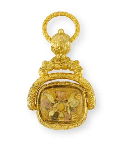 Pre-owned Pragnell Vintage Georgian Gold-plated Agate Fob
