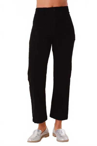 Prairie Underground Carpenter High Rise Corduroy Pants In Black