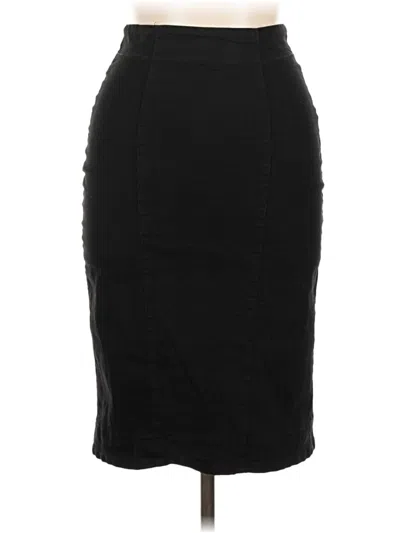 Pre-owned Prairie Underground Formal Skirt In Black
