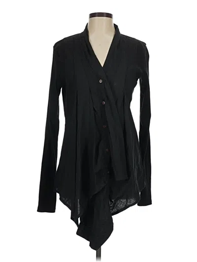 Pre-owned Prairie Underground Long Sleeve Blouse In Black