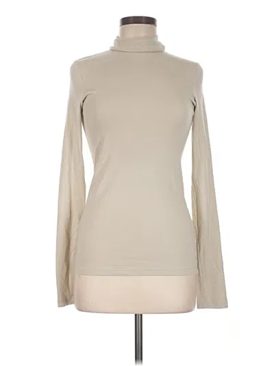 Pre-owned Prairie Underground Long Sleeve Turtleneck In Tan
