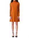 Prairie Underground New Usual Mini Dress In Orange In Orange