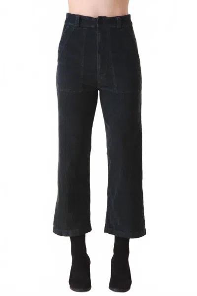 Prairie Underground Women's Boiler Cords Pant In Drab In Black