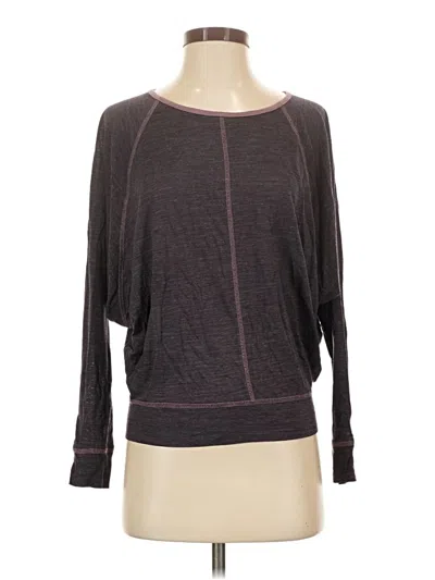 Pre-owned Prana 3/4 Sleeve T-shirt In Brown