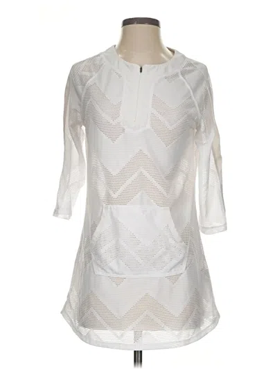 Pre-owned Prana 3/4 Sleeve T-shirt In Ivory