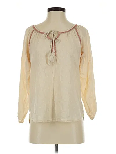 Pre-owned Prana 3/4 Sleeve T-shirt In Ivory