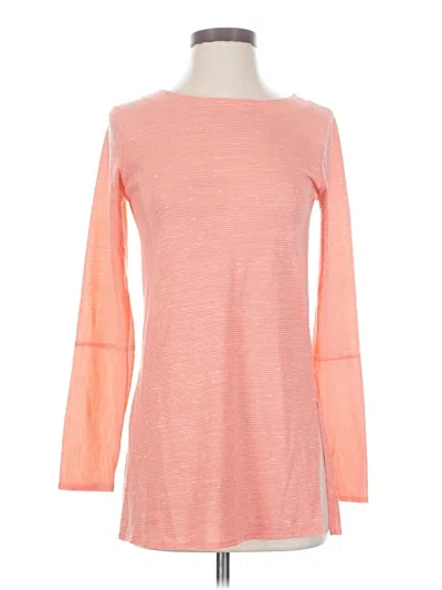 Pre-owned Prana 3/4 Sleeve T-shirt In Orange
