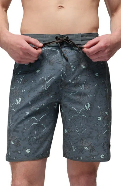 Prana 8-inch Board Shorts In Gray