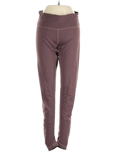 Pre-owned Prana Active Pants In Burgundy