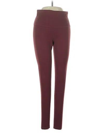 Pre-owned Prana Active Pants In Burgundy