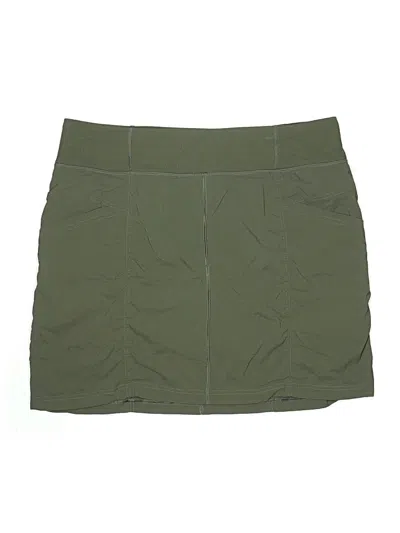 Pre-owned Prana Active Skort In Green