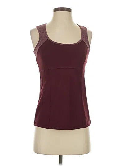 Pre-owned Prana Active Tank Top In Burgundy