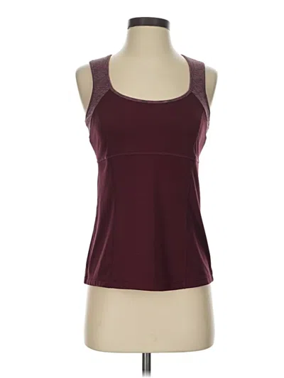 Pre-owned Prana Active Tank Top In Burgundy