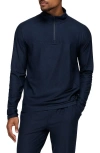 Prana Altitude Tracker Performance Quarter Zip In Blue