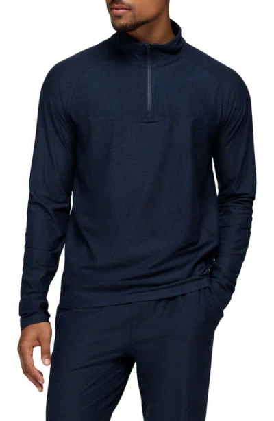 Prana Altitude Tracker Performance Quarter Zip In Blue
