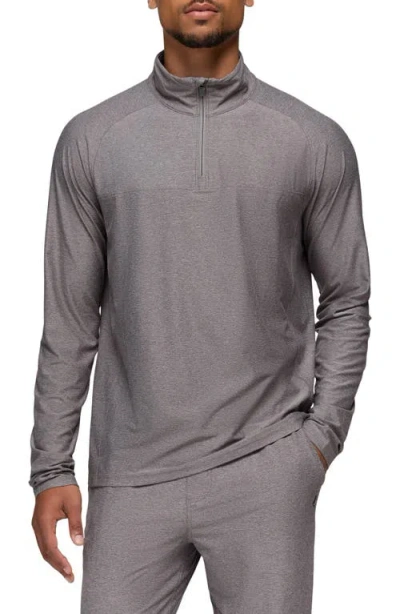 Prana Altitude Tracker Performance Quarter Zip In Gray