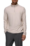 Prana Altitude Tracker Performance Quarter Zip In White